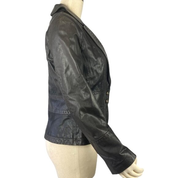 June black leather blazer - Picture 5 of 10